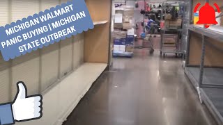 MICHIGAN WALMART PANIC BUYING | MICHIGAN STATE OUTBREAK | ASMR with Analyn