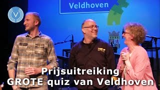 prijsuitreiking grote quiz van Veldhoven 2017