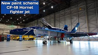 Revealed! The Royal Canadian Air Force has unviel new paint scheme CF-18 Hornet fighter jet