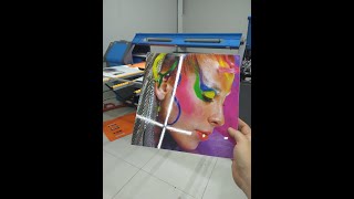 Max Print UV Híbrida - 1803 -Epson i3200 -  Imprimindo Verniz total!