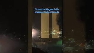 Fireworks At Niagara Falls Embassy Suites Canada 2022