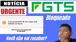 saque extraordinário fgts / seu saldo pode estar bloqueado. saiba como resolver na caixa .