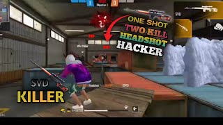 ONE BULLET 2 SHOT HACKER😱🎯| [GARENA] FREE FIRE | DRS-DANGER Gaming.