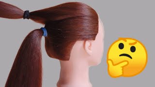 latest high ponytail hairstyle | trendy hairstyle | easy & simple | high pony | #hairstyle #highpony