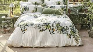 The creation of the Giardino bed linen set by Garnier Thiebaut