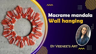 Macrame Mandala Wall Decor //Macrame wall décor// Macrame Wall Hanging