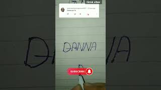 Danna Logo name #youtubeshorts