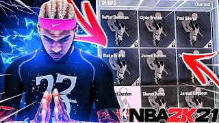 NBA 2K21 THE BEST DUNK PACKAGES AND ANIMATIONS FOR ANY BUILD ! CRAZY ANIMATIONS !!!