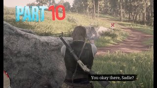 Red Dead Redemption 2 Walkthrough Gameplay Part 10 on RTX 3050.