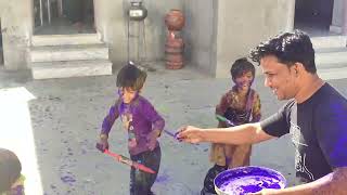 Holi Celebration With Chillar Party 😂😂🥰 || holi vlog ||