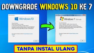 Cara Downgrade Windows 10 Ke Windows 7 Tanpa Instal Ulang