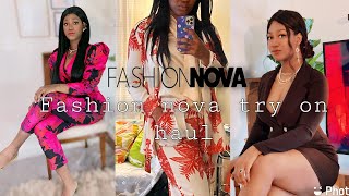 Fashion nova try on haul