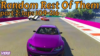 Random Rest Of Them part 2: Laps 109-216 - GTA FiveM/PH