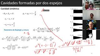 Física del laser:  propagación de haces gaussianos en cavidades (continuación) y matrices ABCD