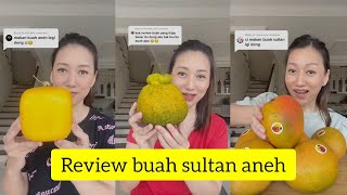 TIKTOK NANAKOOT MAKAN BUAH SULTAN ANEH TERBESAR ‼️ ADA MELON BENTUK KOTAK⁉️