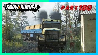 SNOWRUNNER Gameplay | CONTEST Pier Delivery To The Pier