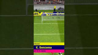 Benzema awesome goal in efootball #shorts #benzema #efootball