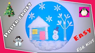 Q tips snow man/q tips crafts/棉簽手工/棉花 手工/棉簽 手工製作/DIY 棉簽 棉花｜Wow Paper Crafts