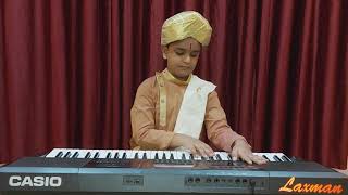 vishwa vinuthana song by master laxman on keyboard casio CTX-9000IN