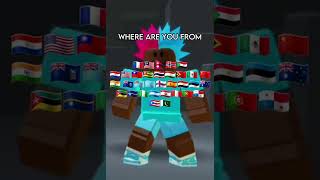 Where are you from? 🤔  #roblox #shorts