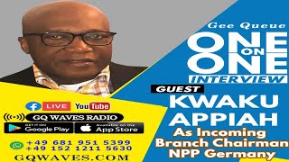 Gee Queue Interview with Kwaku Appiah - As Incoming Branch Chairman NPP Germany  - 2022