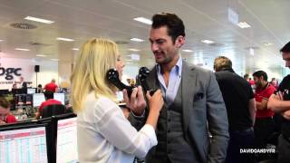 David Gandy & Mollie King at the BGC Annual Global Charity Day (11/09/2015)