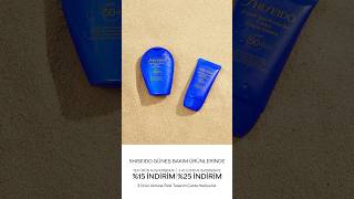 SHISEIDO GÜNEŞ BAKIMINDA %25’E VARAN İNDİRİM FIRSATI #shiseido #ciltbakımı #güneş