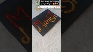 #Manish Name done #namewritting #nameart #ytshorts #youtube #subscribe #shorts #short #diy #craft