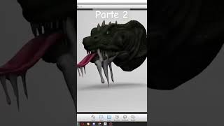 modelagem Dragão parte 2 #viral #3D