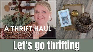 Thrift with me | Goodwill & Peddler's Mall | Let's go thrifting | Thrift Haul | Little Blessed Nest