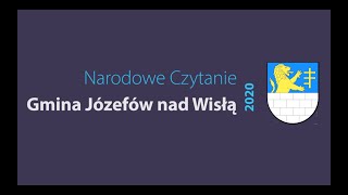 Narodowe Czytanie 2020 w Józefowie nad Wisłą