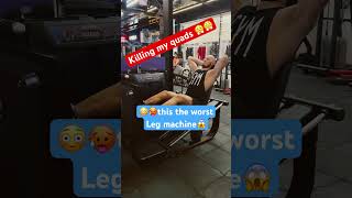 🧨🚀🔥 this exercise killing my quads                 #legs #gym #quats