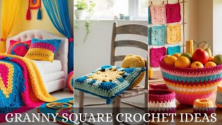 Granny Square Crochet Ideas: Cozy & Creative Home Inspirations!