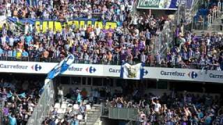 Malaga fans in full voice. (March 2009)