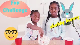 CHUBBY BUNNY CHALLENGE!! FUN!