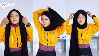 3 HIJAB SPORTY TUTORIAL SIMPEL UNTUK OLAH RAGA DAN WORK OUT