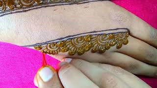 Beautiful mehndi design for festivals |Chhath puja special mehndi design |Easy and Stylish mehndi