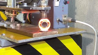 Experiment! Melt metal Ball Bearing With Electricity #Shorts