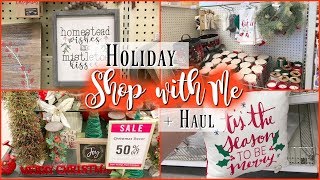 Holiday Shop with Me + Haul || Target & Hobby Lobby