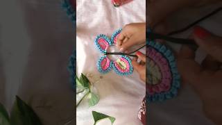 Macrame butterfly tutorial #beginners #diy #macramebutterfly #viralsong #shorts