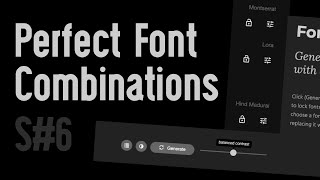 Font Combination at Fontjoy (2020)