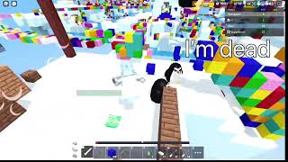 I forgot how I won this game mode in roblox bedwars.