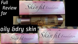 Etude Skinfit liquid foundation Review for dry oily skin REVIEWS