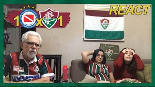 FAMÍLIA TRICOLOR REAGE À 1 ARGENTINOS JUNIORS X 1 FLUMINENSE - LIBERTADORES 2023