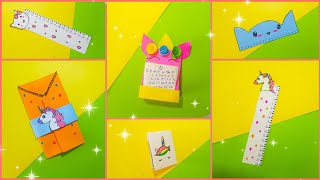 6 أفكار للعودة للمدرسة 😍 افكار  تحفه وكيوت للمدرسة/School Craft Idea/#school_craft