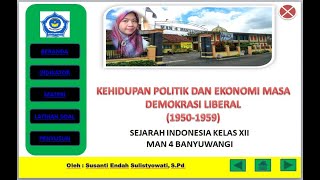 MATERI SEJARAH XII : DEMOKRASI LIBERAL