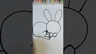 How to draw a rabbit easy and quikly