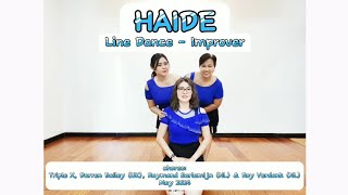 HAIDE - Line Dance | Level Improver | Demo by QUEEN BEEs Line Dance Group