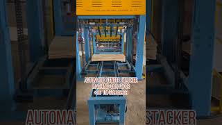 Automatic veneer stacker machine, veneer conveyor, veneer peeling line machinery