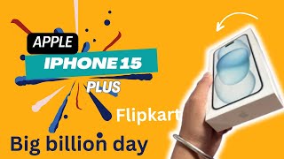 iPhone 15 plus | flipkart big billion day | Unboxing #iphone15plus #flipkartbigbillionday